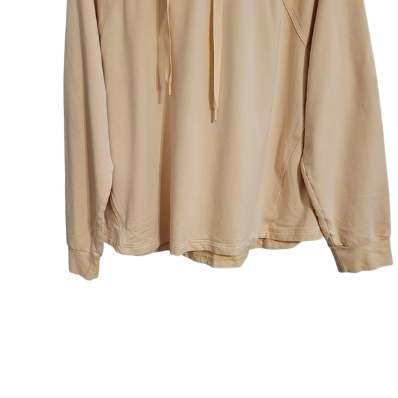 Athleta Boardwalk Hoodie Sweatshirt Buttery Beige - Picture 5 of 9